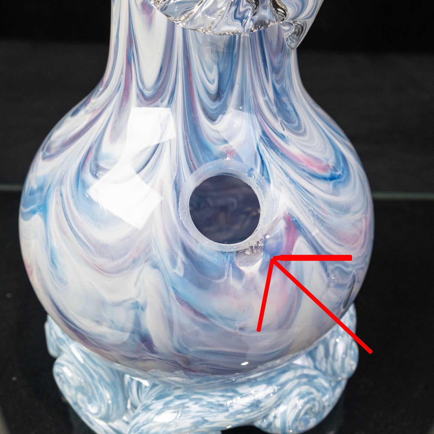 Cotton Candy Sky Dichro - Slight Flaw