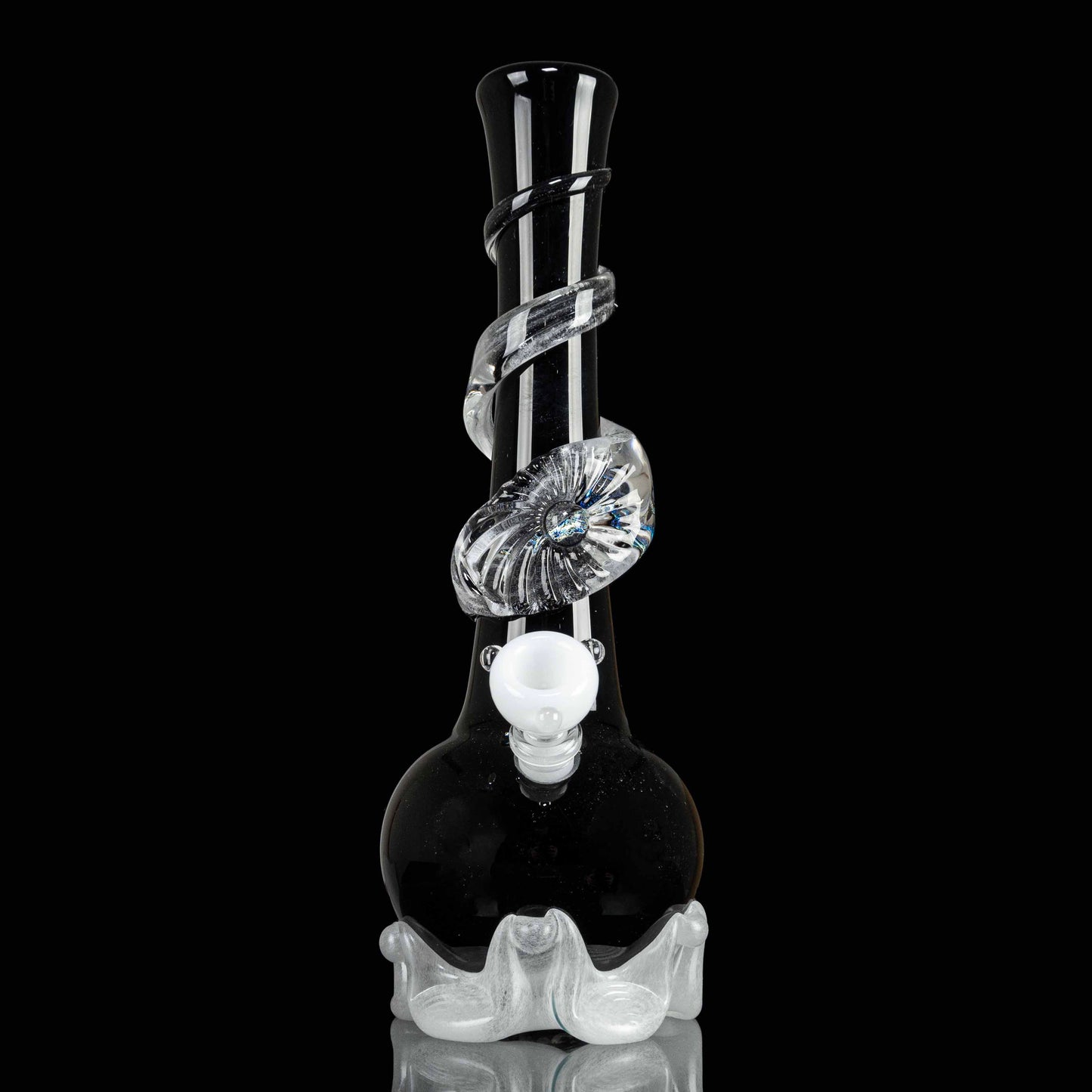 Black Dichro Glow in the dark bong