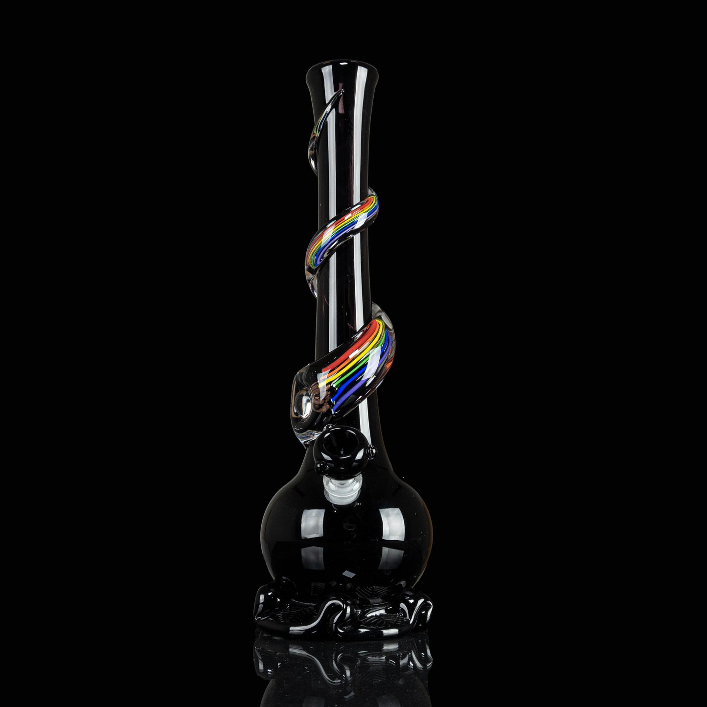 Pride LGBT black rainbow bong