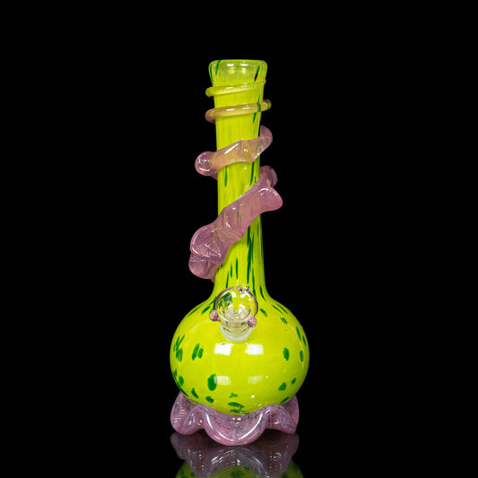 Pink and Green Spring Bong