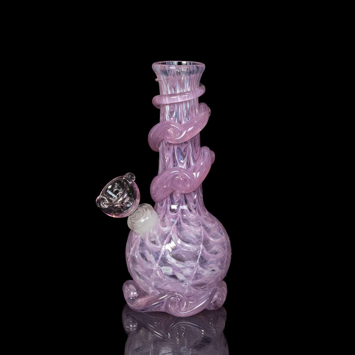 Pink Bongo Mini Pink Bong – Noble Glass Gallery