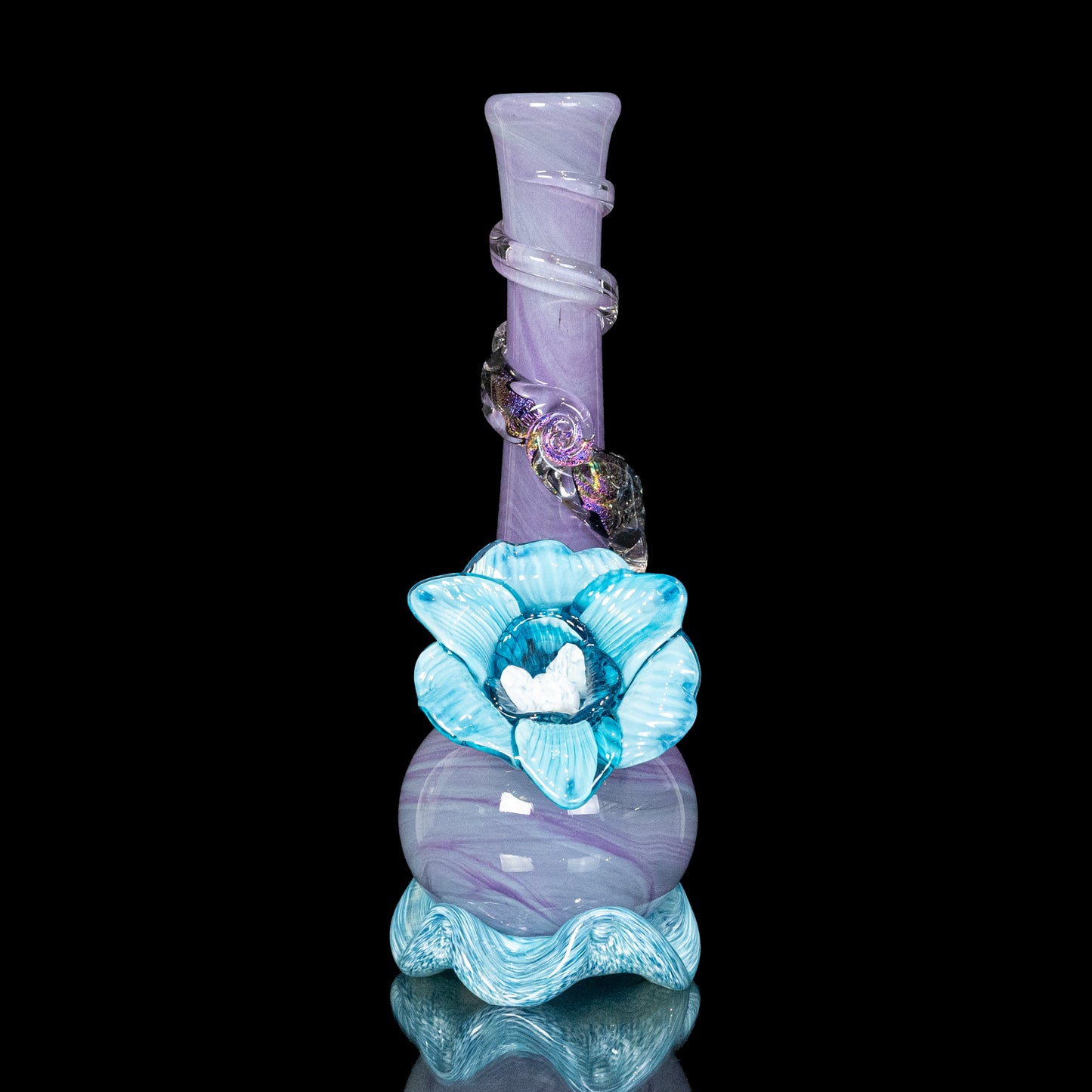 Violet Ocean Swirl Flower