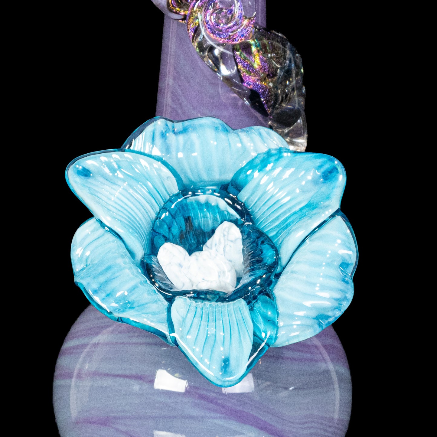 Violet Ocean Swirl Flower