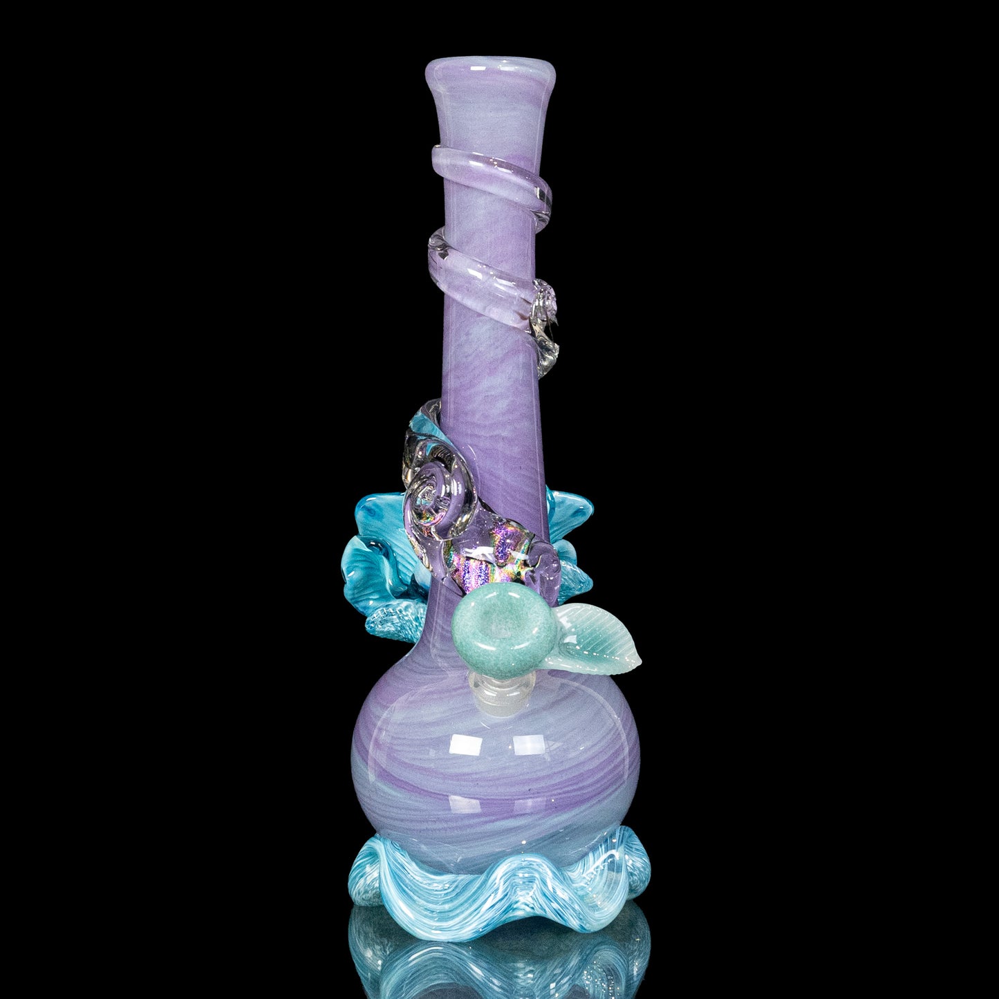 Violet Ocean Swirl Flower