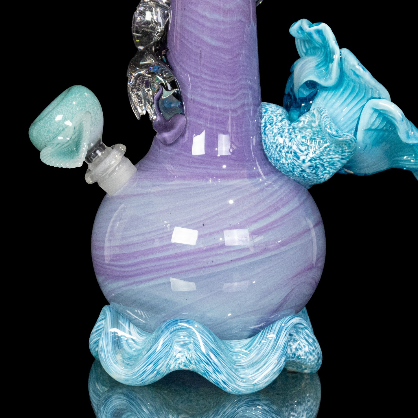 Violet Ocean Swirl Flower