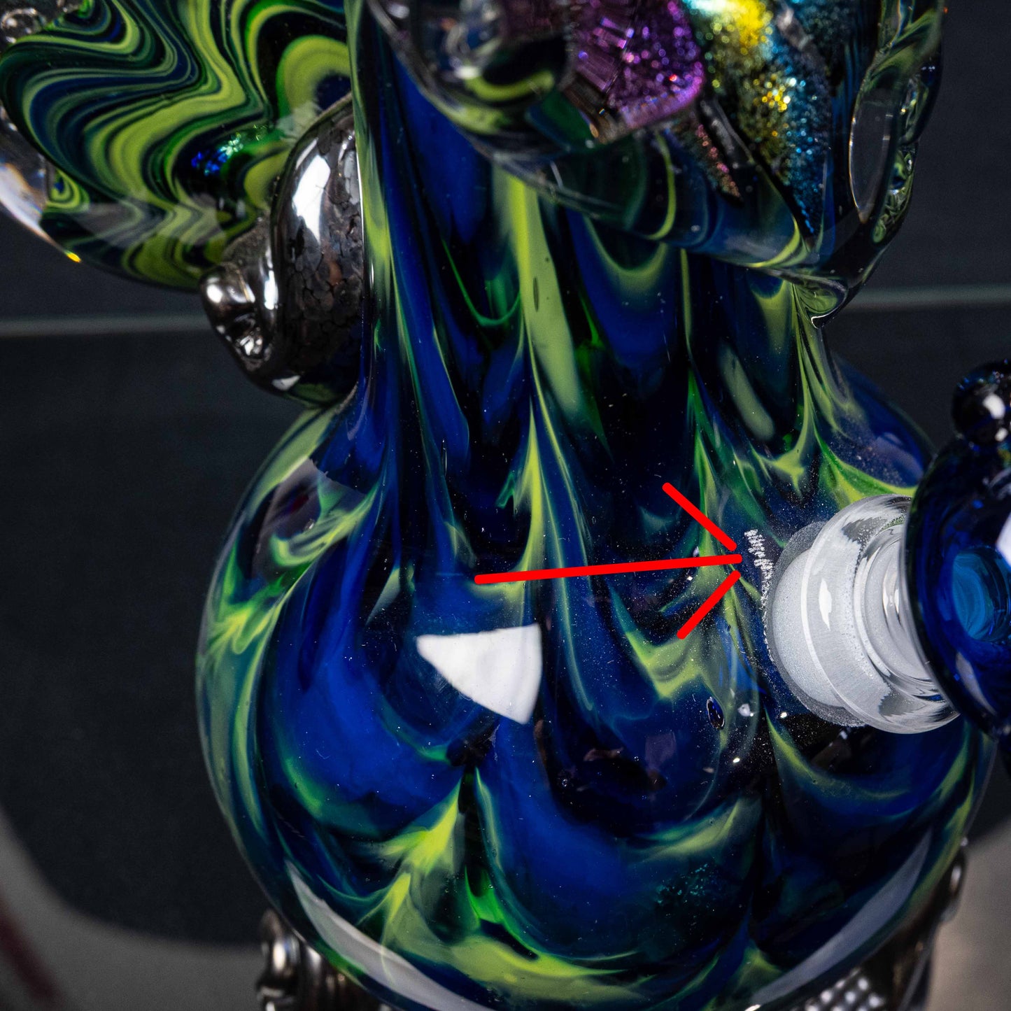 Emerald Azure Dichro Marble - Slightly Flawed