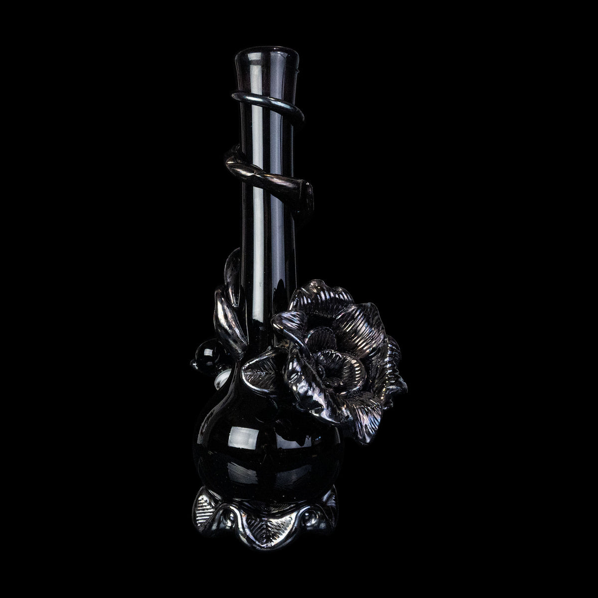 Gunmetal Flower - Slightly Flawed