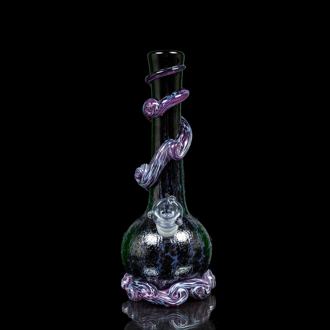 Divergent - Purple and Black Gothic Edgy Bong – Noble Glass Gallery