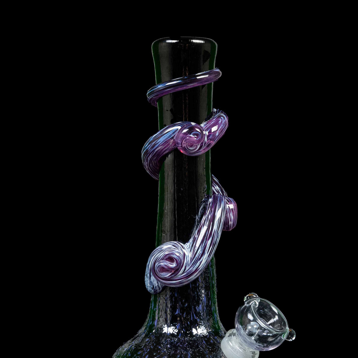 Divergent - Purple and Black Gothic Edgy Bong – Noble Glass Gallery