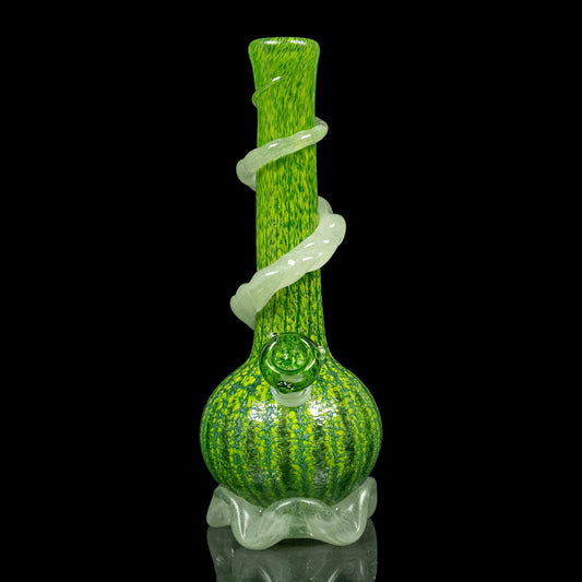 dope green bong that glows in the dark