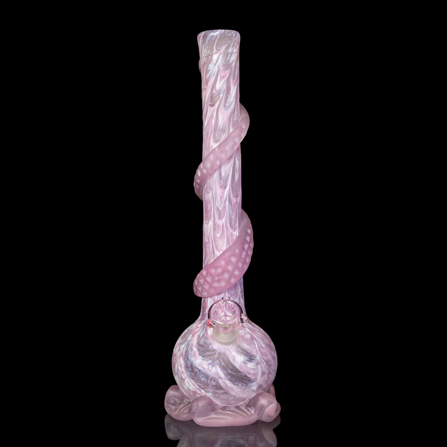 Sandblasted Pink Pastel Lace