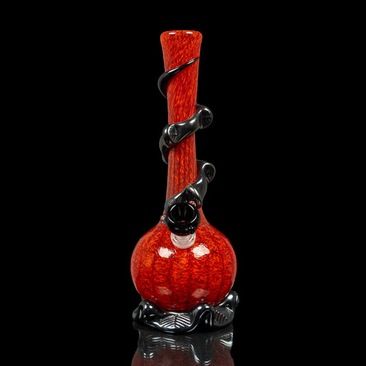 dope red and black diablo bong