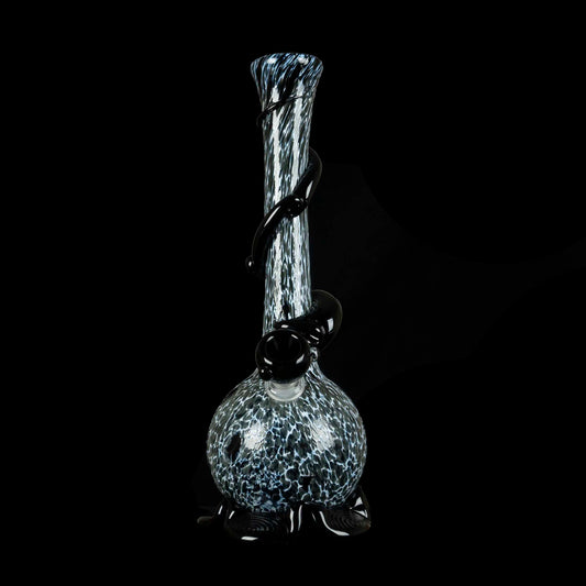 noble glass black and grey bong