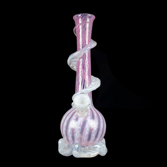 cute pink and white bong