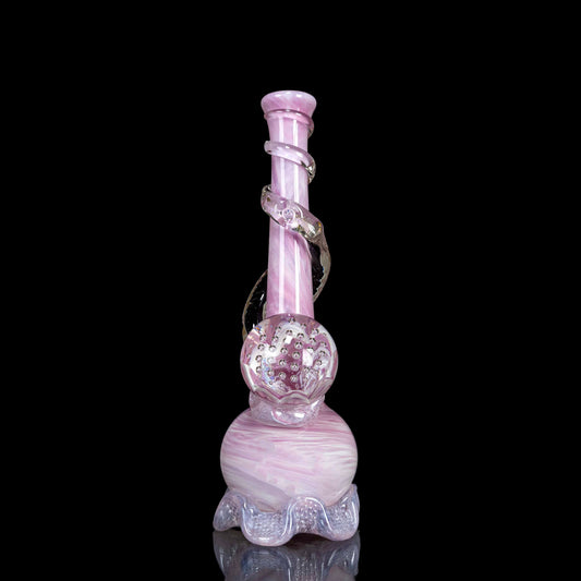 girly pink bong with marble