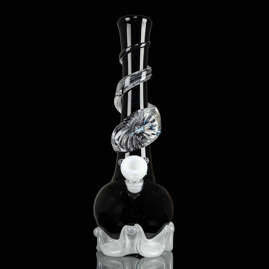 Black Dichro Glow in the dark bong